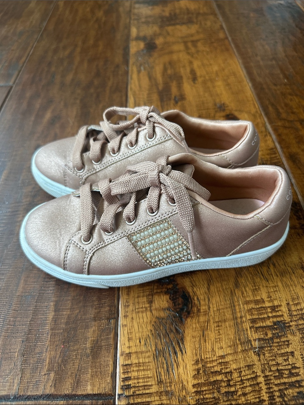 Concept 3 by Skechers Kids' Sheen & Luster Lace-up Sneaker Size 1.5